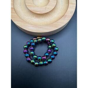 Rainbow Hematite 6mm Bracelet
